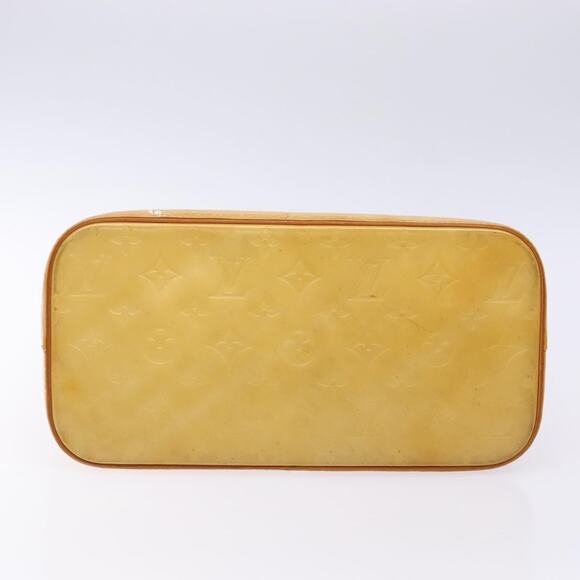 LOUIS VUITTON Monogram Vernis Houston Hand Bag Beige M91004 - Picture 9 of 13